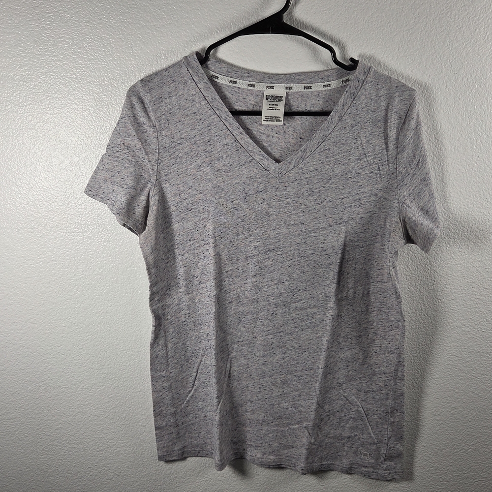 Victoria's Secret Heather Gray V-Neck Tee